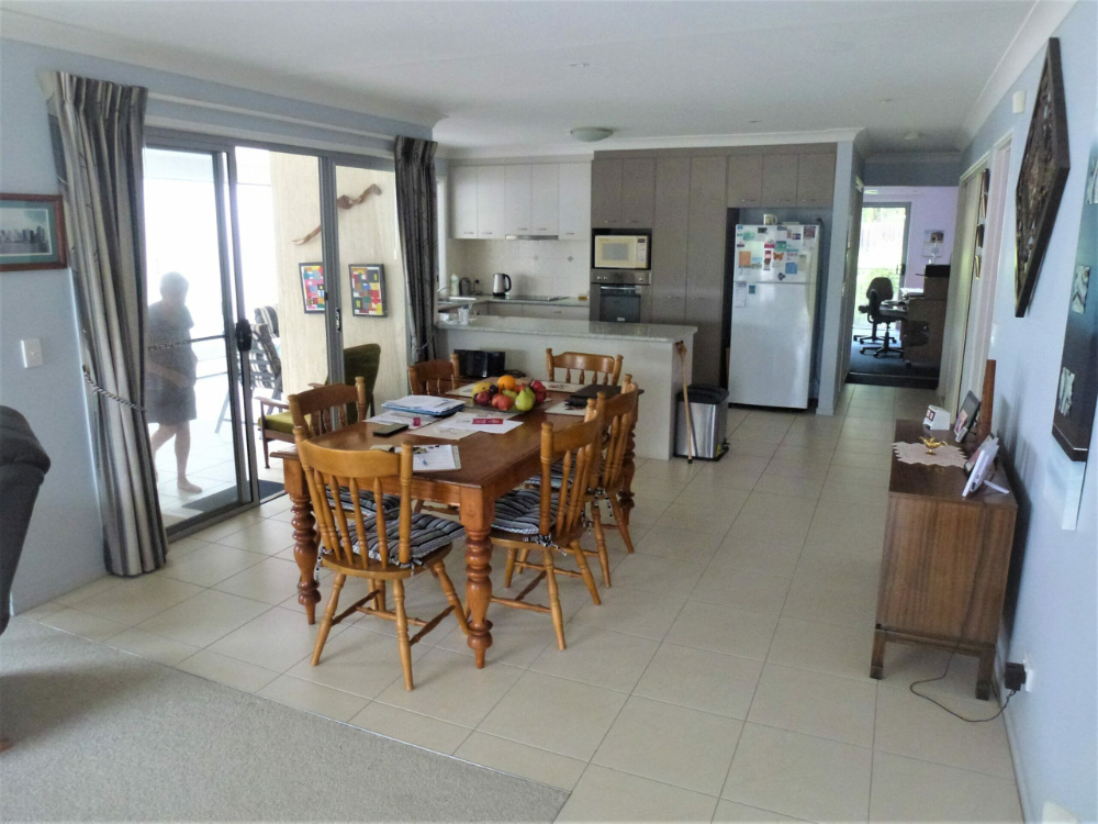 Dining room before moving seniors